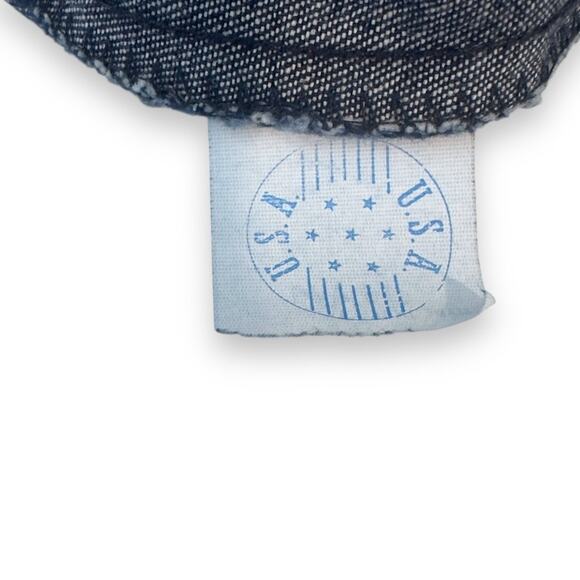 Carriage Court Sears Vintage Dead Stock Pull On Jeans Size 16 Dark Wash Nautical - Picture 6 of 12